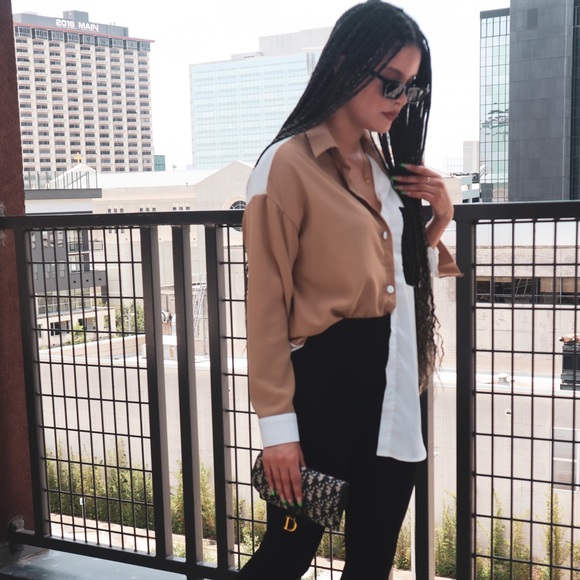 Color Block Blouse - Picture 3 of 3